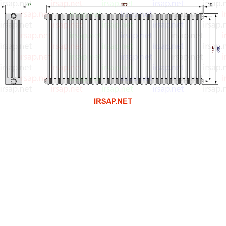 Радиатор IRSAP Tesi 52500/35 T30 CL 01